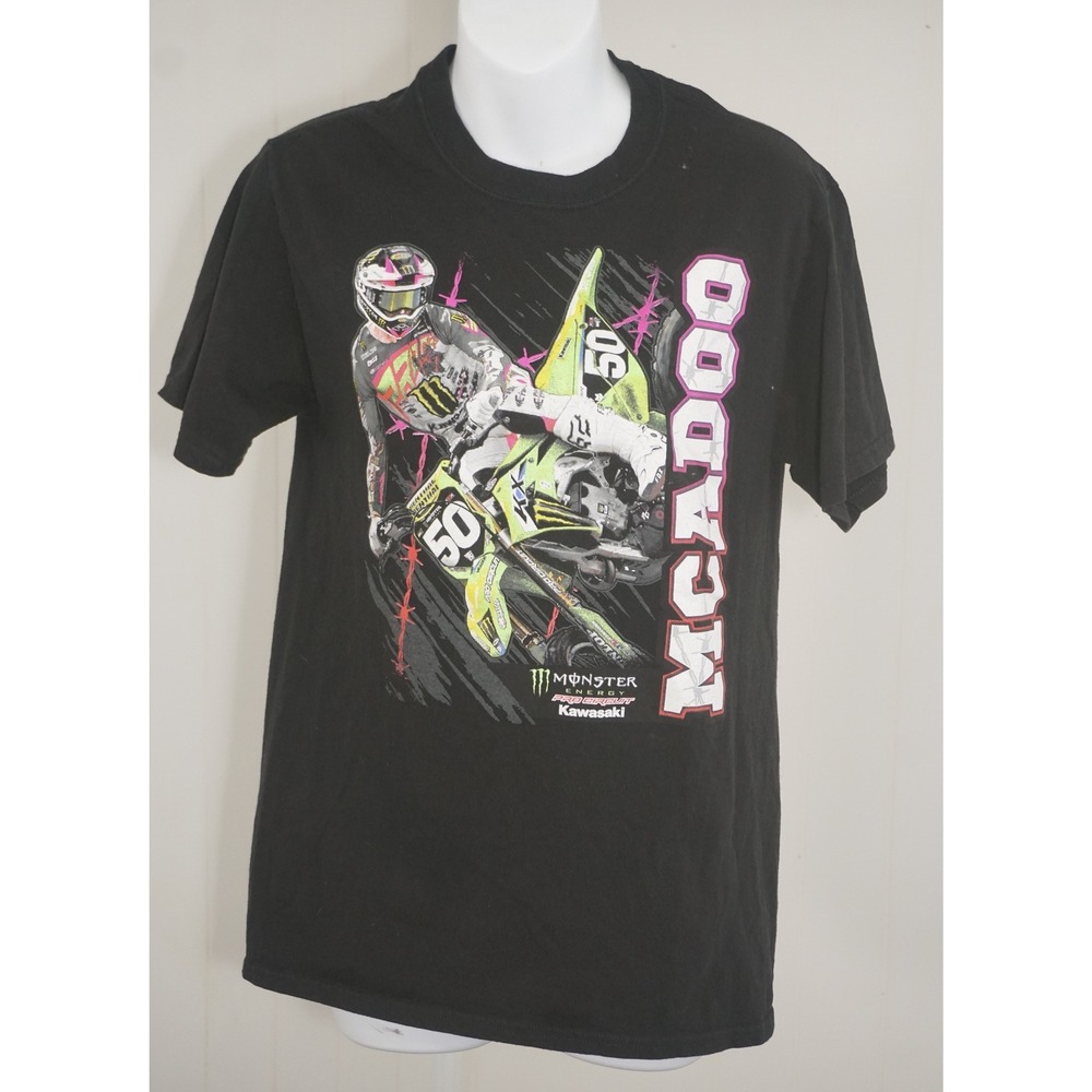 Port & Company Small Cameron McAdoo Monster Energy Kawasaki Motocross Tee